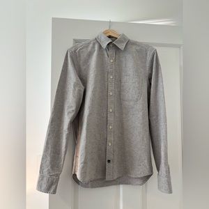 Taylor Stitch Mens Gray Button up - size 38